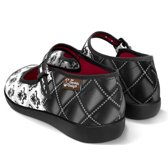 NWT MARY JANES WOMENS SIZE 7 GOTHIC COFFIN DESIGNED SHOES & COFFIN SHOE BOX! 😎 - Picture 5 of 9